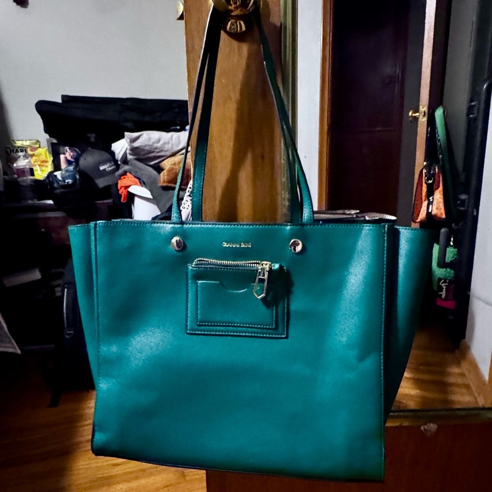 Super Hot GIANNI BINI BRIGHT GREEN Tote Bag 💼